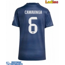 Real Madrid Eduardo Camavinga #6 Replica Away Shirt Ladies 2025-26 Short Sleeve